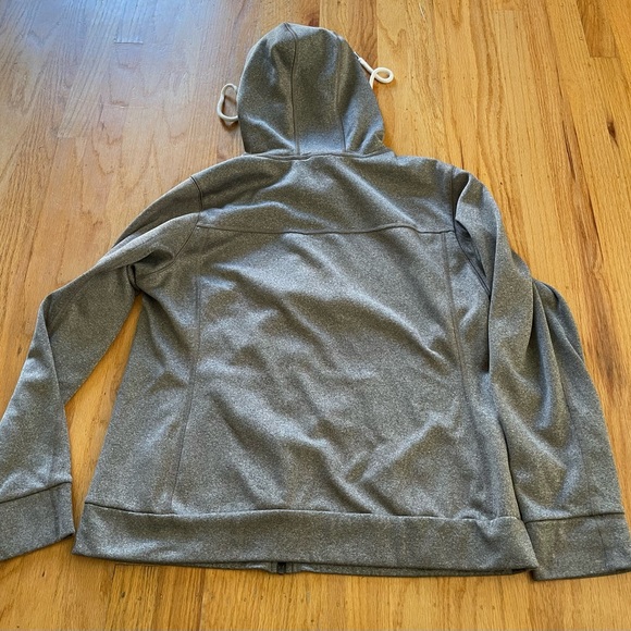 EUC The North Face Full Zip Grey Hoodie sz L - Picture 4 of 4